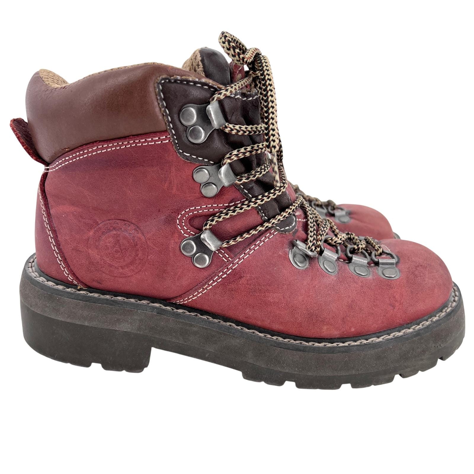 Y2k Leather Boots - Etsy