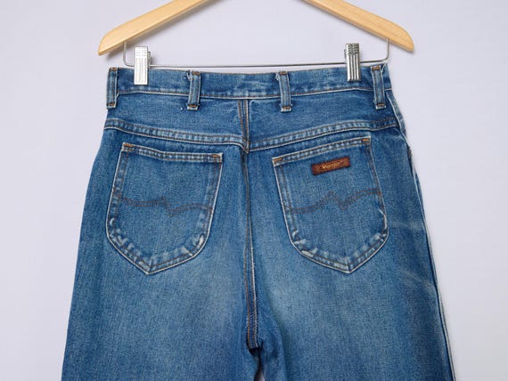 vintage women’s Wrangler jeans high rise denim 70… - image 8