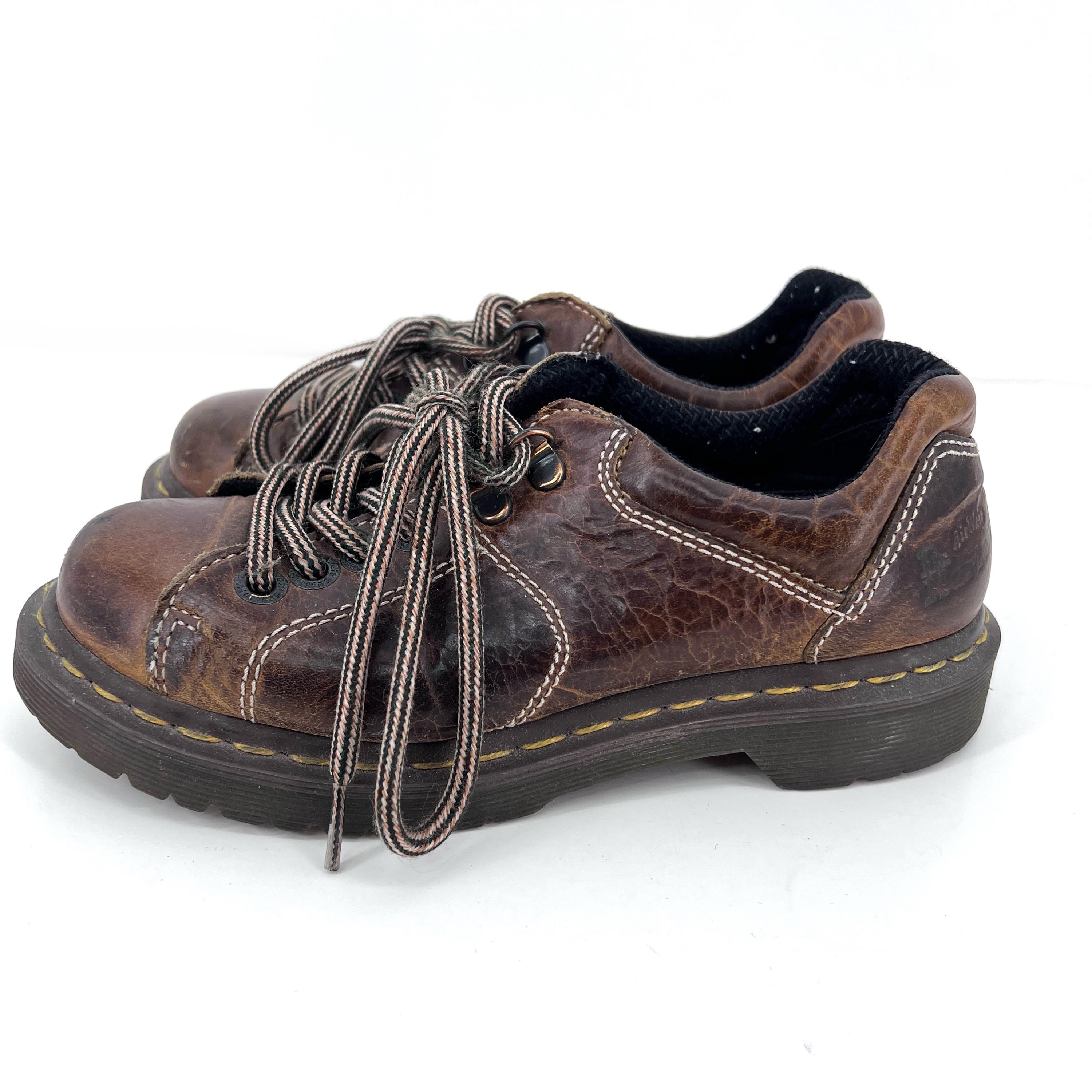 Vintage 90s Dr Martens Shoes Chunky Lace up Oxfords - Etsy display picture 1