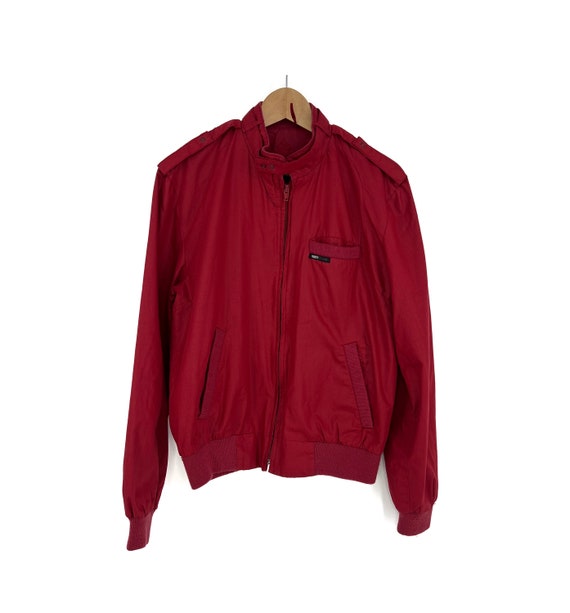 70s〜80s MEMBERS ONLY Wool Oversiz Jacket 1980s Red Wool Members Only Bomber Jacket - Etsy