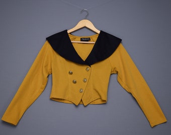 vintage 80s 90s cropped blazer