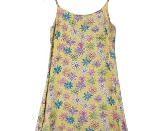 vintage 90s Y2K floral slip dress