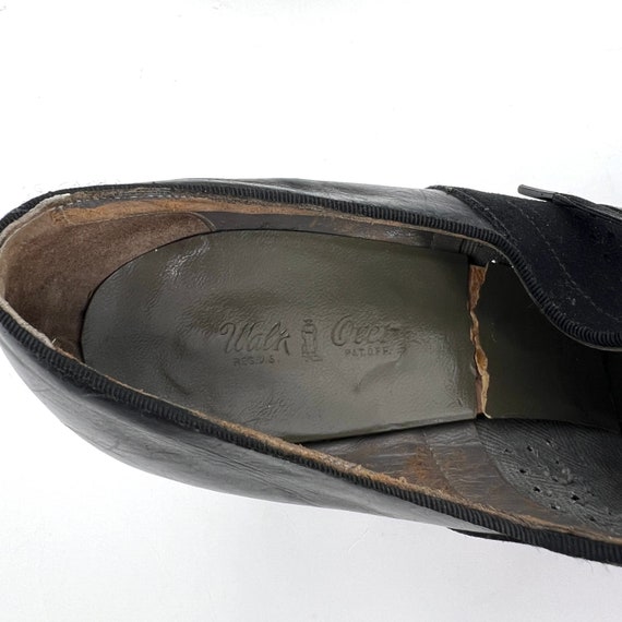 vintage 1940s heels Walk Over tie shoes - image 8