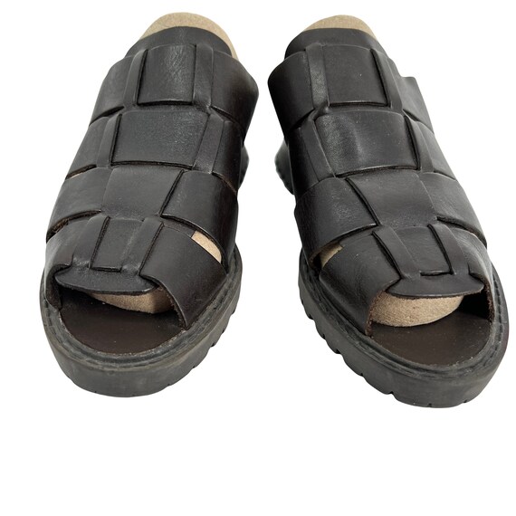 vintage 90s Y2K leather sandals Arizona Jeans Com… - image 3