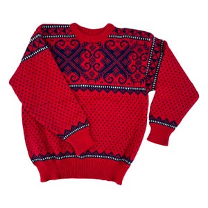 vintage Dale of Norway wool sweater 80s