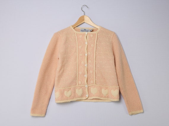 vintage Susan Bristol embroidered wool cardigan s… - image 10