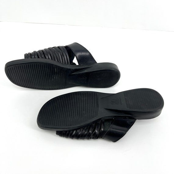 vintage Y2K woven leather sandals - image 5