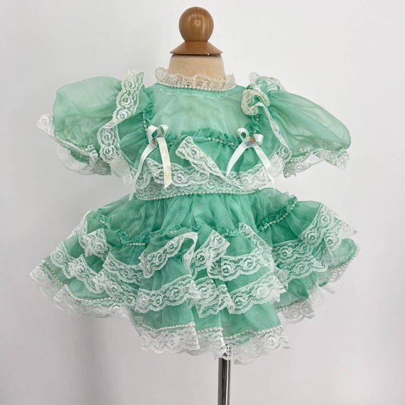 vintage Aurora’s Creations pageant party dress gi… - image 5