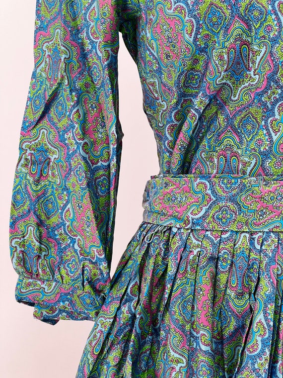 vintage 1950s skirt blouse set Campus Casuals out… - image 7