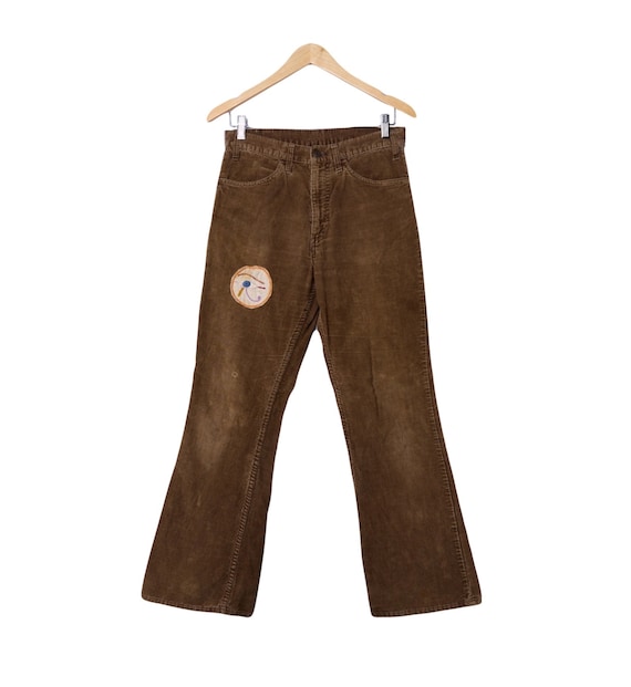 vintage corduroy Levi’s flare pants white tab