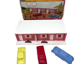 Vintage 1950s Bachmann Plasticville Motel 1621 Model Kit