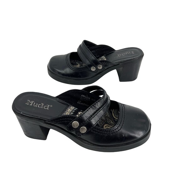 vintage 90s Y2K Mary Jane shoes Mudd chunky heels… - image 2