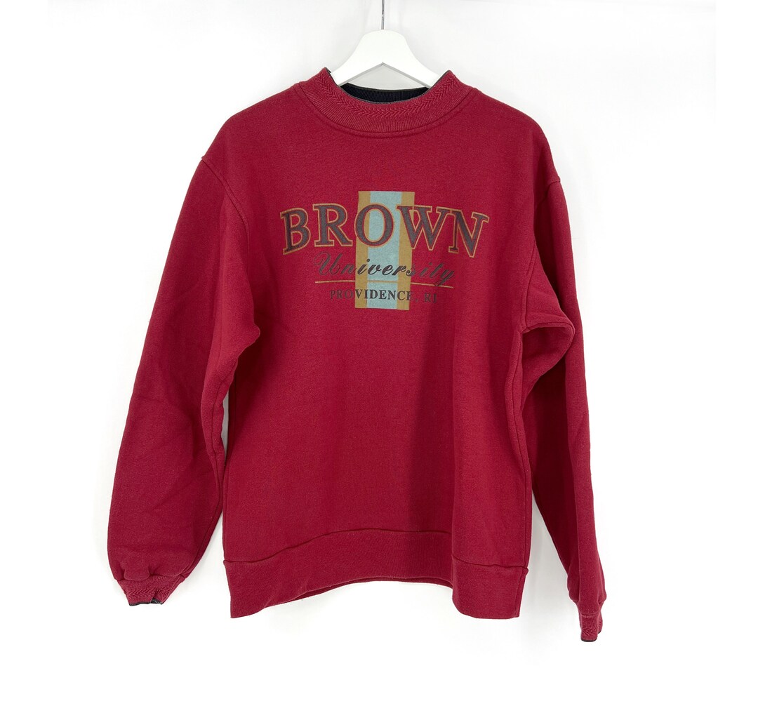 Vintage Brown University Sweatshirt Mock Neck Jantzen USA 80s - Etsy UK