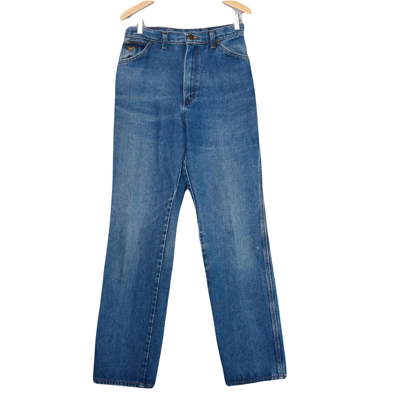 パンツ 60s 70s Wrangler 11MWZ IDEAL Zip USA 60s USA製 WRANGLER 11MWZ INDIGO DENIM BELL-TAG OLD VINTAGE