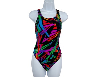 vintage Speedo one piece bathing suit swimsuit 90s