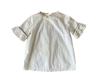vintage 1950s maternity top blouse shirt