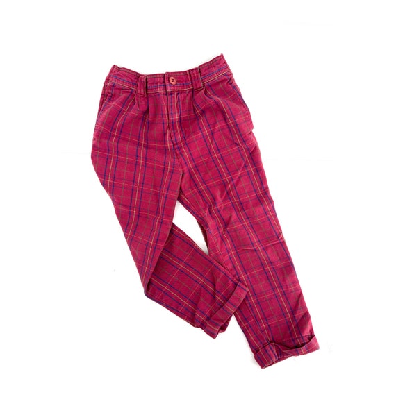 vintage 90s Esprit Mini kids boys plaid pants