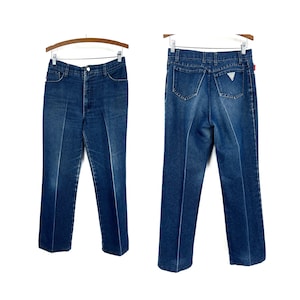 vintage 80s jeans high rise 1980s denim