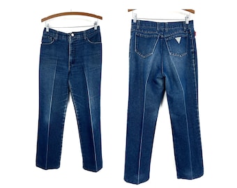 vintage 80s jeans high rise 1980s denim