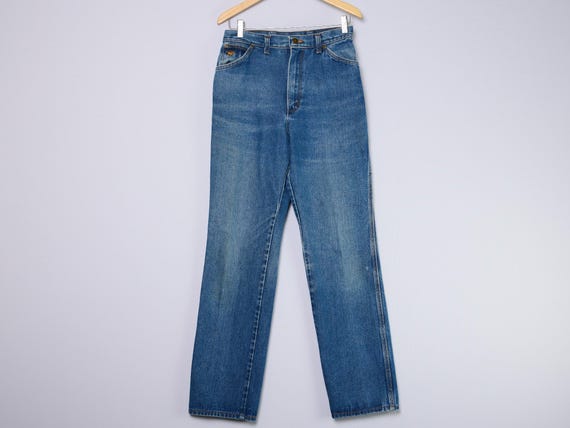 vintage women’s Wrangler jeans high rise denim 70… - image 9