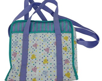 Vintage 90s Diaper Bag Teddy Bears Pastel Ross Pediatrics Similac