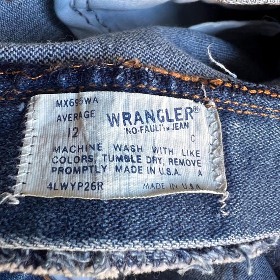 vintage women’s Wrangler jeans high rise denim 70… - image 7