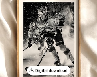 Hockey Poster Set: NHL Sports Wall Art (Digital Download)