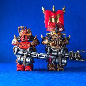 Individuell gestaltete Sammler-Miniaturfigur, postapokalyptisches Superrüstungsset (alternativ)