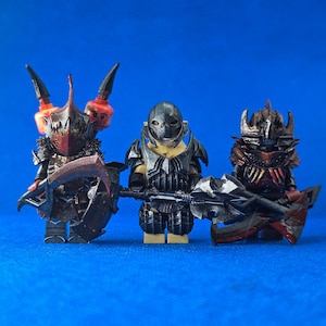 Individuell gestaltete Sammler-Miniaturfiguren von Goblins und Orks