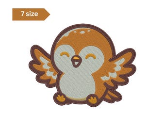 Owl Machine Embroidery Design, Animal Art (Digital Files