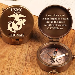 Personalized Army Compass, Army Mom, United States Army Gift, Army Graduation Gift, Army Retirement Gift, Army Gift for Son, Deployment Gift