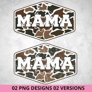 Mama Camo PNG Bundle, Retro Vintage Camouflage Mama Png, Mom Patches Design png, Varsity Camo Mama Patch Sublimation