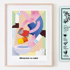 Affiche "Démouler un Cake"