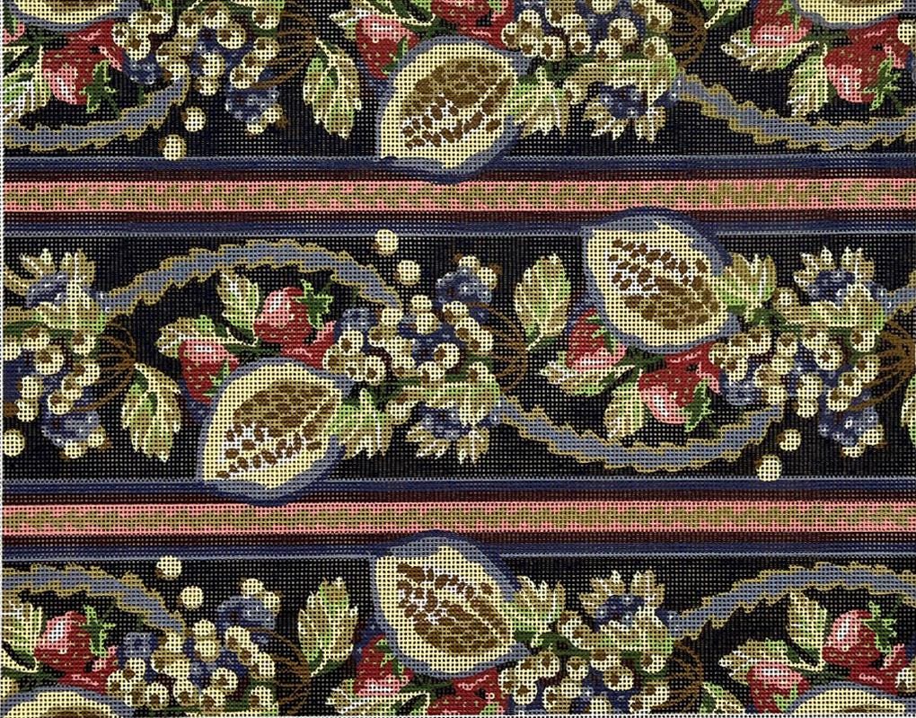 Toile De Tapisserie Imprimée 'Sérénade' - 60x125 Cm - Gobelin L - Canevas Penelope 10 Fils