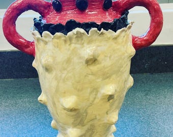 Handcrafted Ceramic Vase – Unique Home Decor