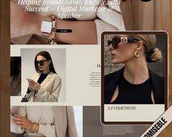 Coaching Website Template, Life Coach Wix Website, Wix Coach Web Design, Wix Template Coach, Life Coach Website Sales Page Template