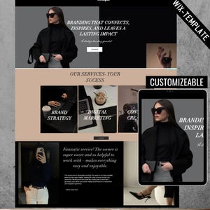 Coaching Wix Website Template, Wix Website Template, Coaching Website Template, Premium Wix Website Template, Coach Website Theme.