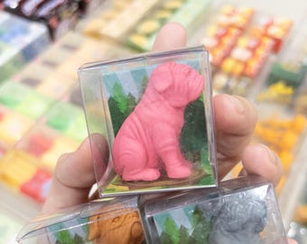 VINTAGE RARE - Figure Animals Eraser - Japan Keshigomu (NEW)