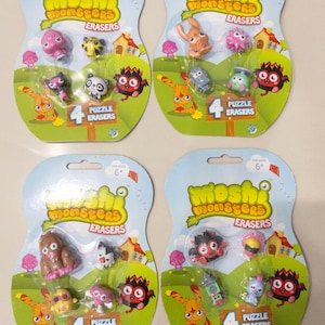 VINTAGE Rare - Moshi Monster Character 3D Puzzle Eraser - GOMU (NEW)