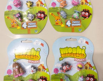 VINTAGE Rare - Moshi Monster Character 3D Puzzle Eraser - GOMU (NEW)