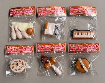 Rare LIMITED EDITION Collectable Iwako Puzzle Food Eraser Set