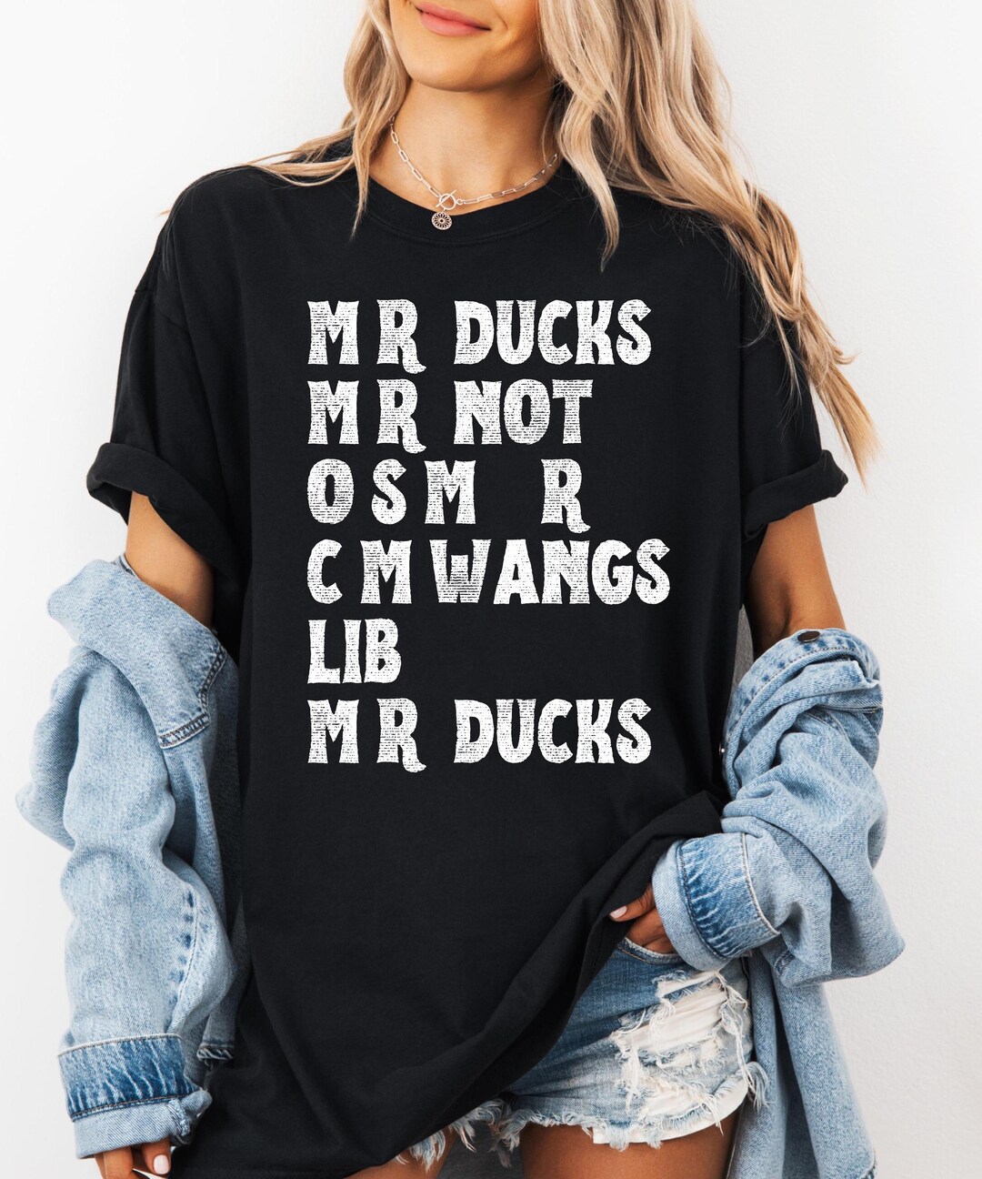 M R Ducks Rugby Top Funny M R Ducks Cotton Tee – Southern Joke Gift - Etsy