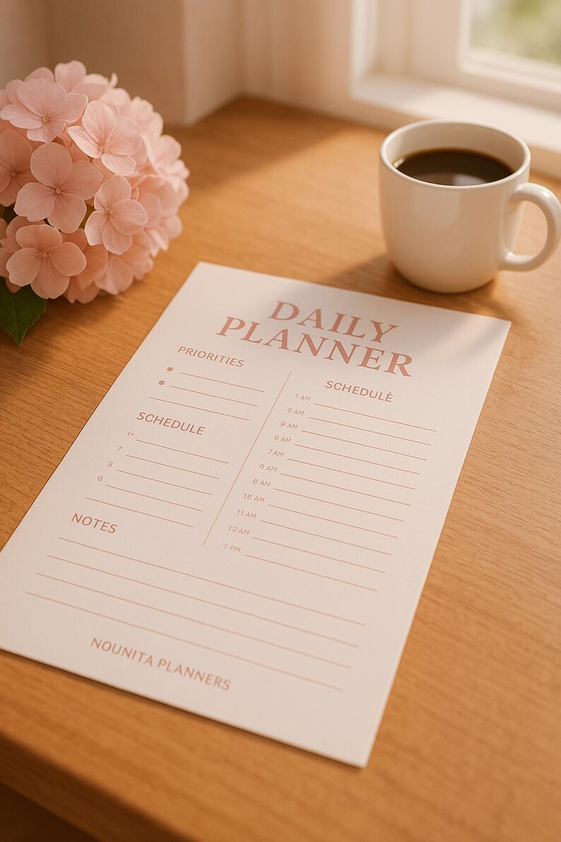 Printable Mom Daily Planner | PDF Instant Download | Productivity ...
