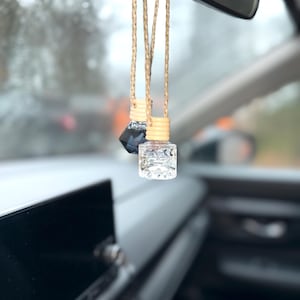 Hanging oil diffuser, car freshener, small space diffuser, aromatherapy, home fragrance, glass diffuser, handmade diffuser, air freshener