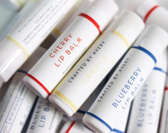 4. Juli natürlich gewonnener Lippenbalsam, Vielzahl von 25, rote weiße und blaue Gastgeschenke, Geschenke zum Unabhängigkeitstag, patriotische Gastgeschenke
