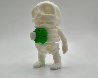 Shamrock Skeleton: 3D Printed Articulated Fidget Figure
