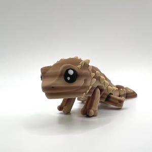 3D Printed Articulated Bearded Dragon Fidget Figure - 4 Inch