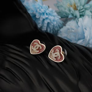 Luxury full diamond earrings for women, elegant diamond stud earrings, birthday gift, gift for mother