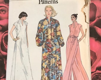 Vintage 80's UNCUT Misses sz 16 Dress Pattern 7036