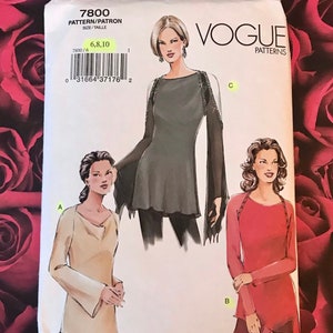 Uncut Vogue Top Pattern #7800